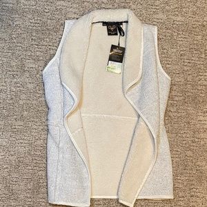 Wooly Bully Wear Winter White Casual Vest